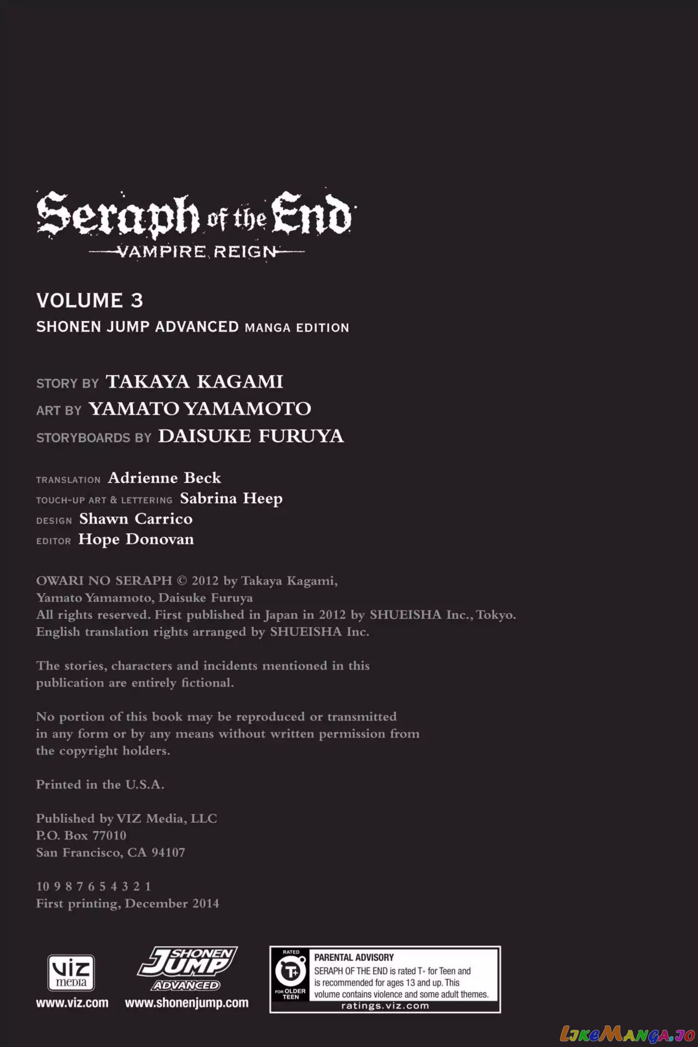 Read Seraph Of The End Manga Online