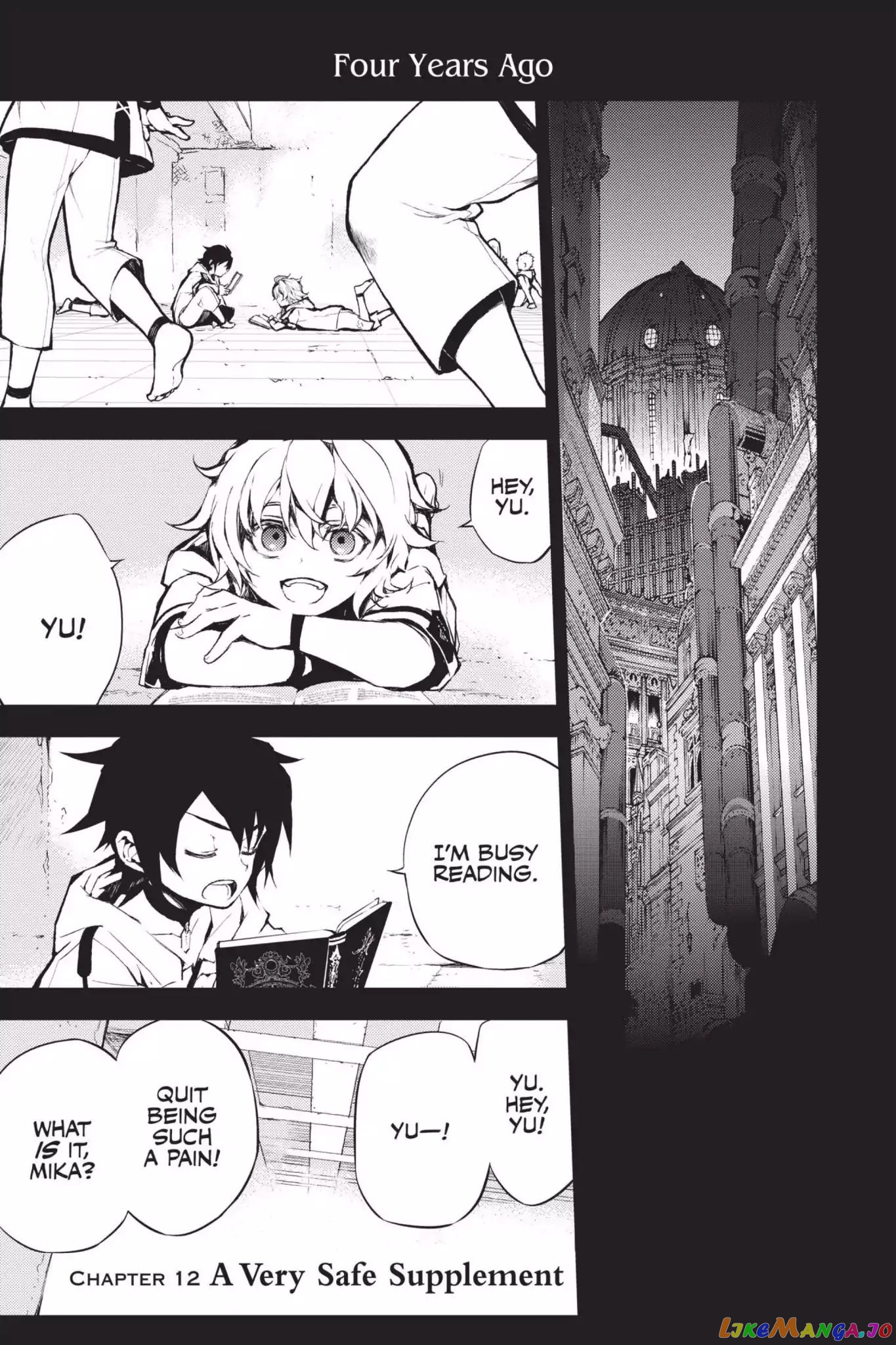 Read Seraph Of The End Manga Online