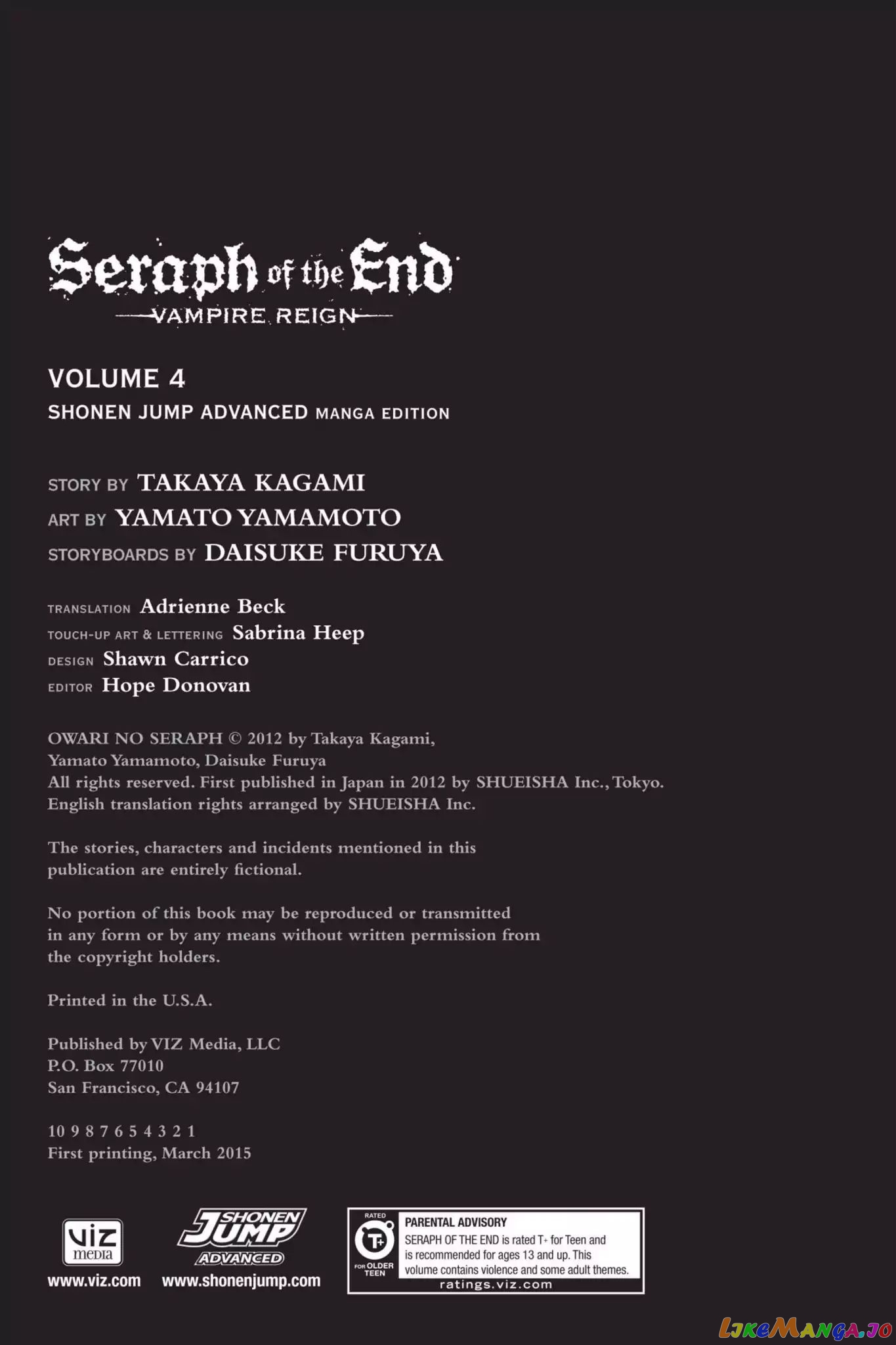 Read Seraph Of The End Manga Online