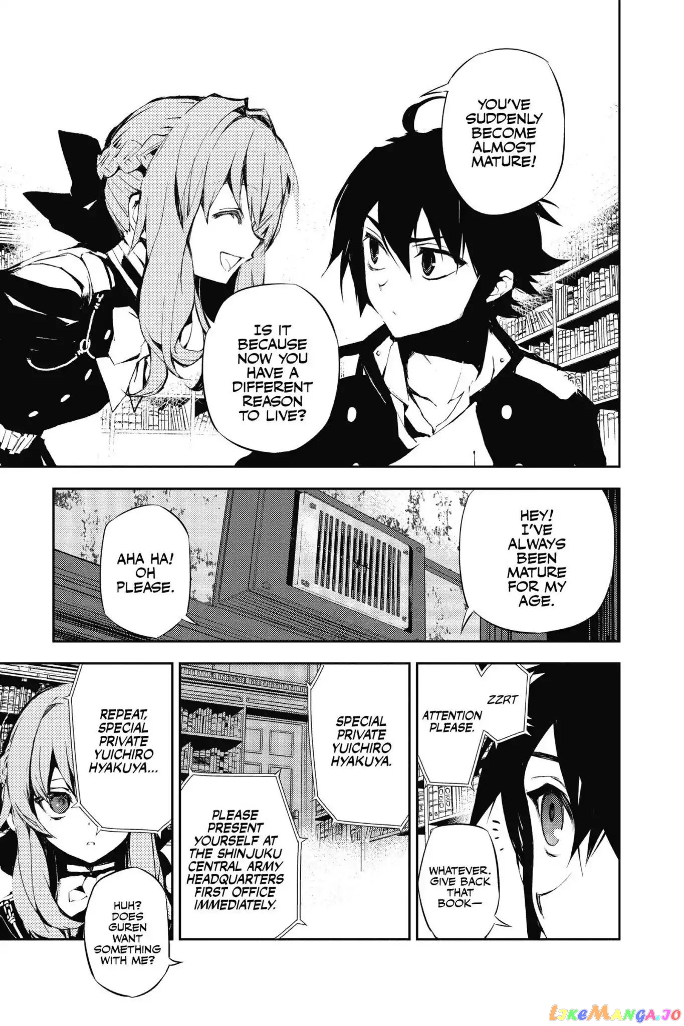 Read Seraph Of The End Manga Online
