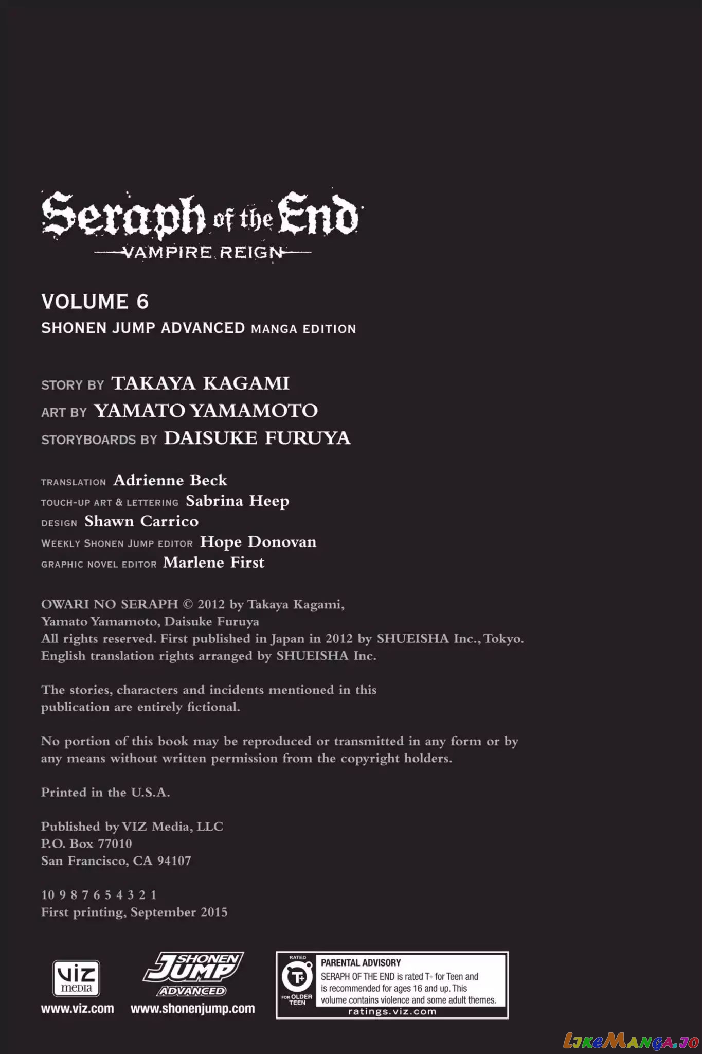 Read Seraph Of The End Manga Online