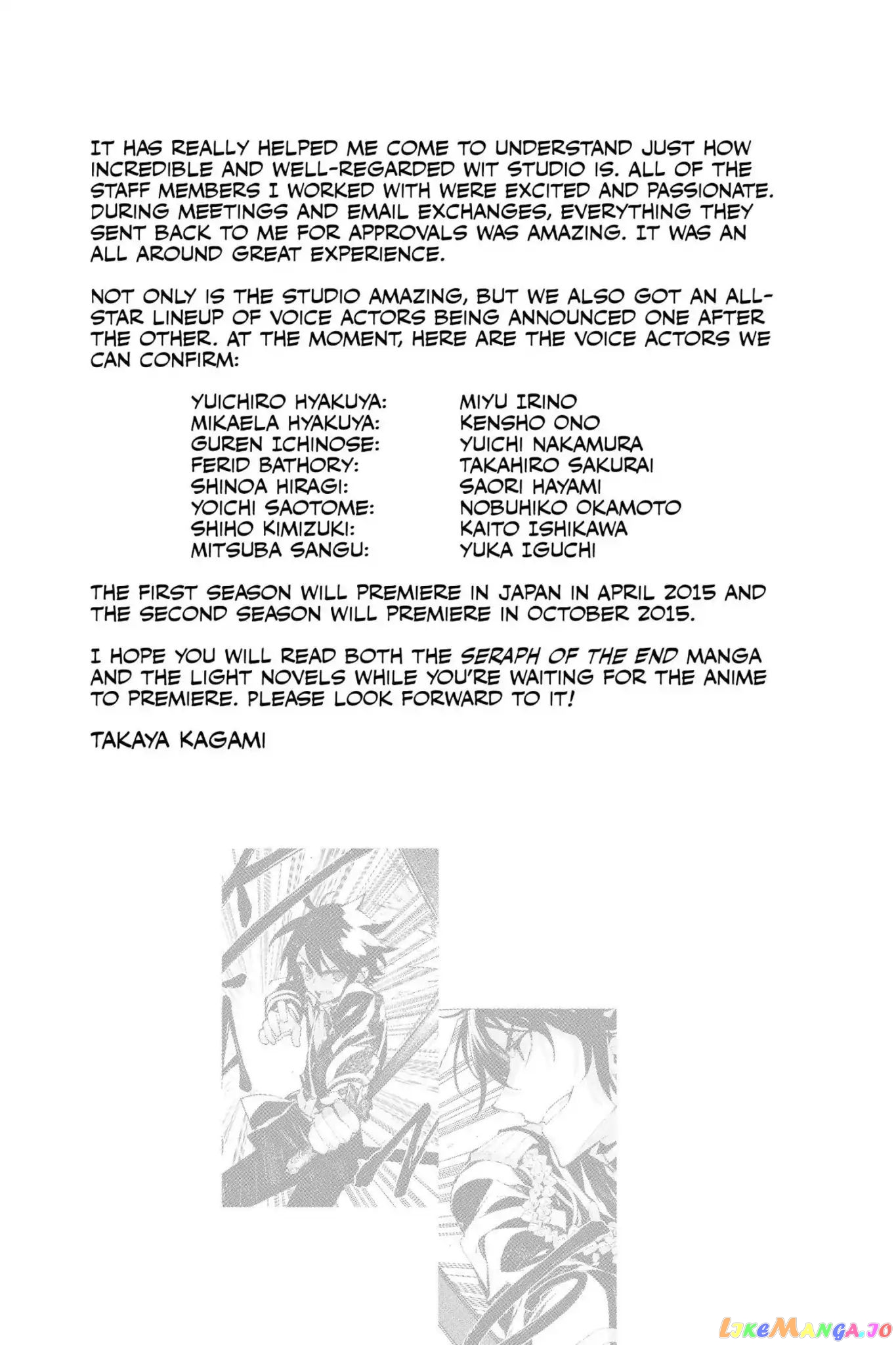 Read Seraph Of The End Manga Online
