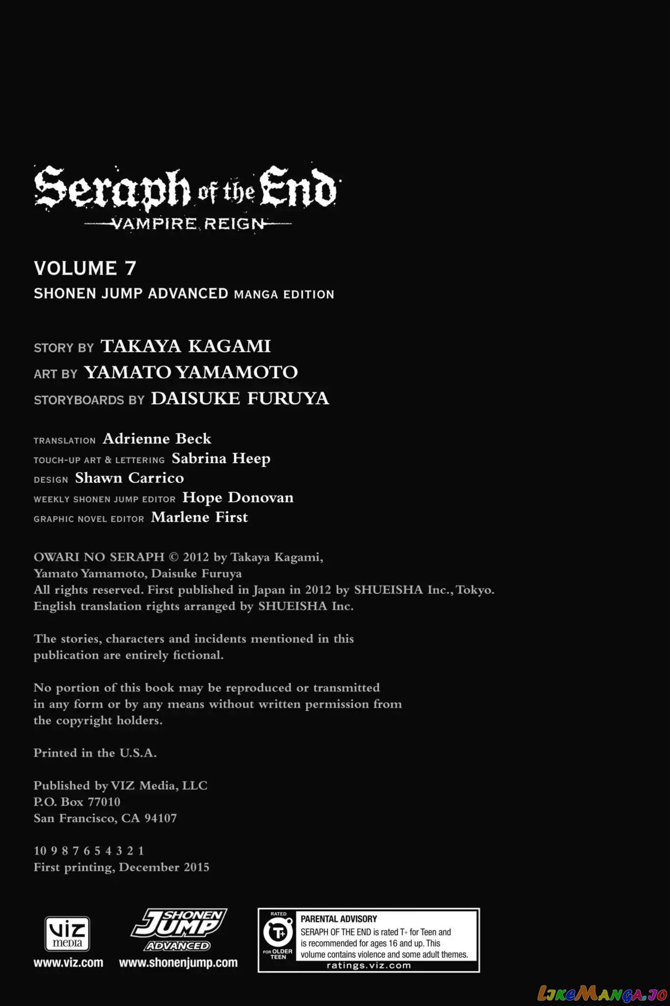 Read Seraph Of The End Manga Online