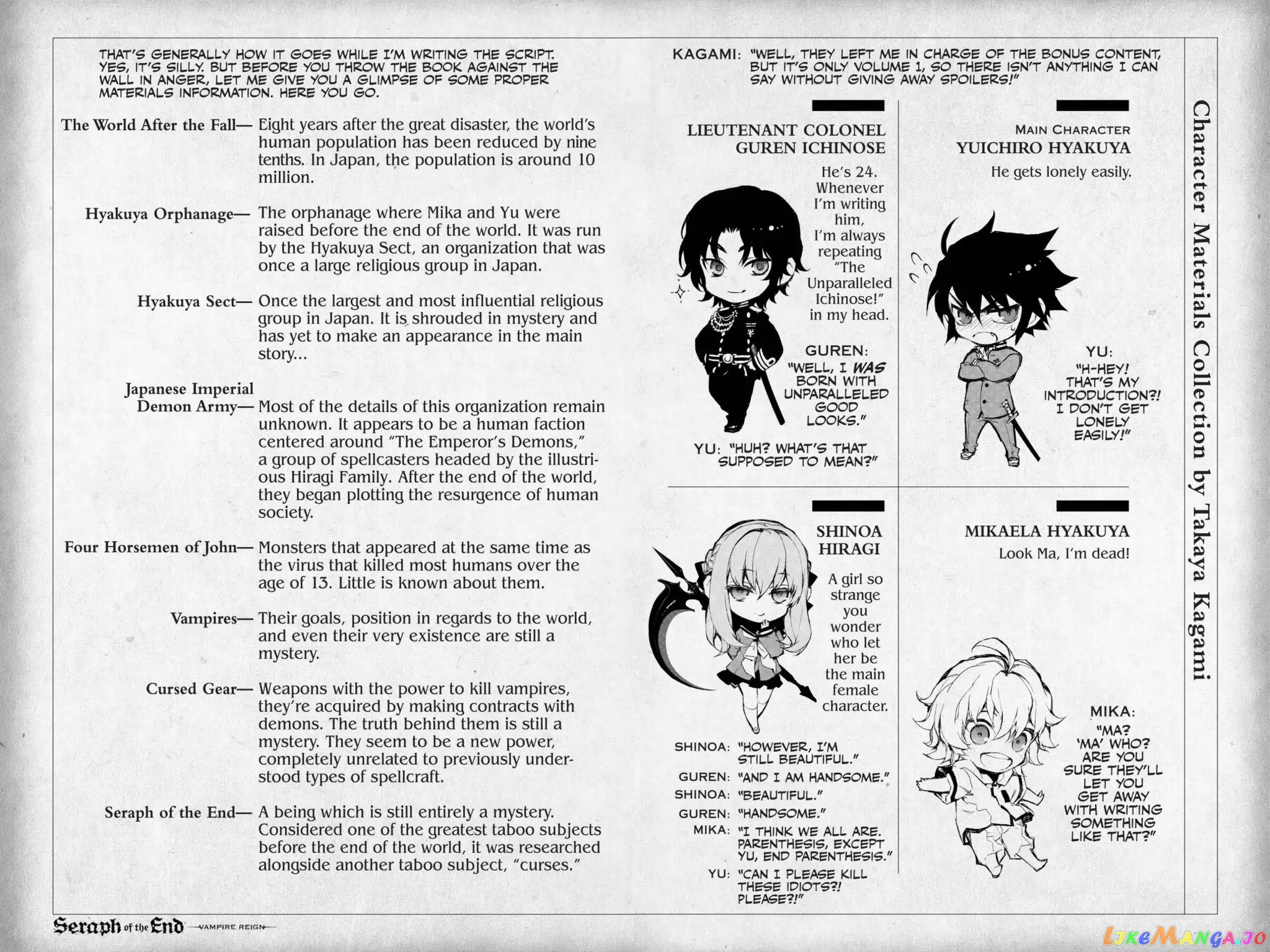 Read Seraph Of The End Manga Online