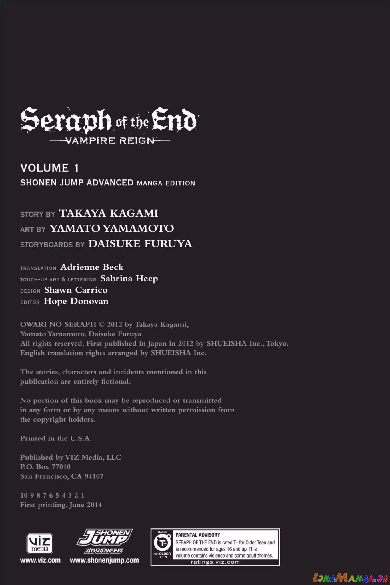 Read Seraph Of The End Manga Online