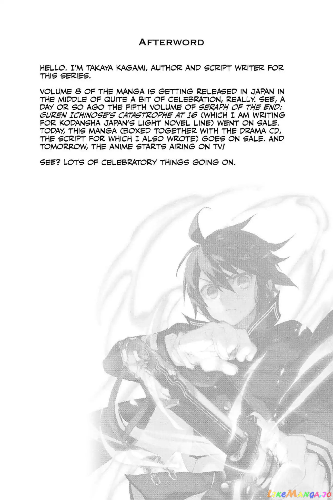 Read Seraph Of The End Manga Online