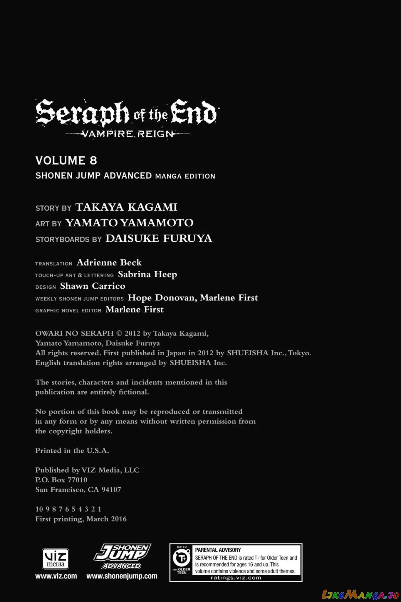 Read Seraph Of The End Manga Online