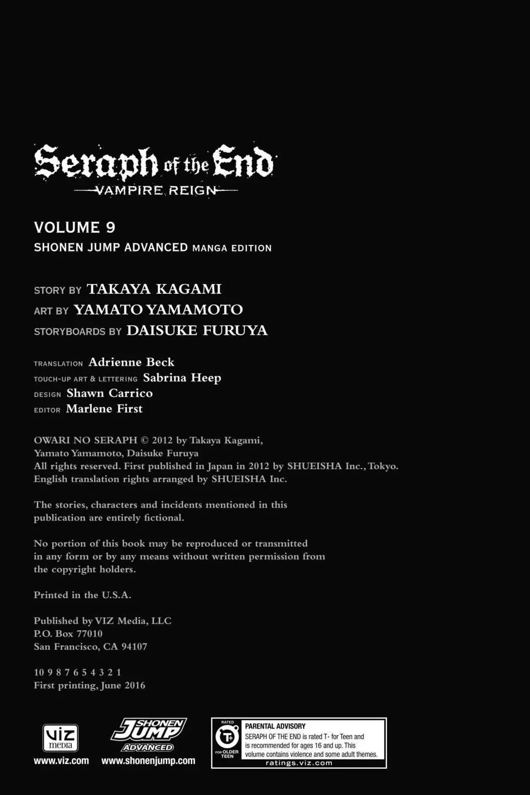 Read Seraph Of The End Manga Online