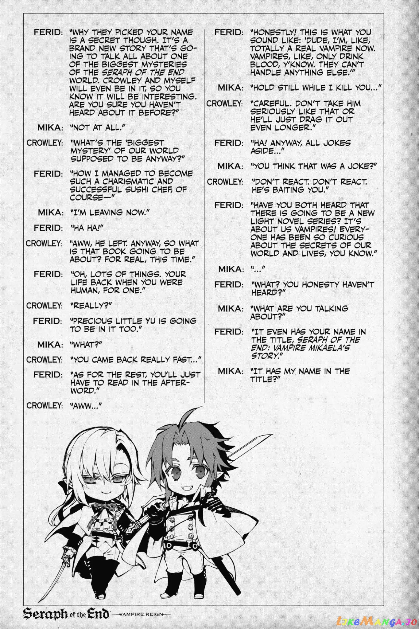 Read Seraph Of The End Manga Online