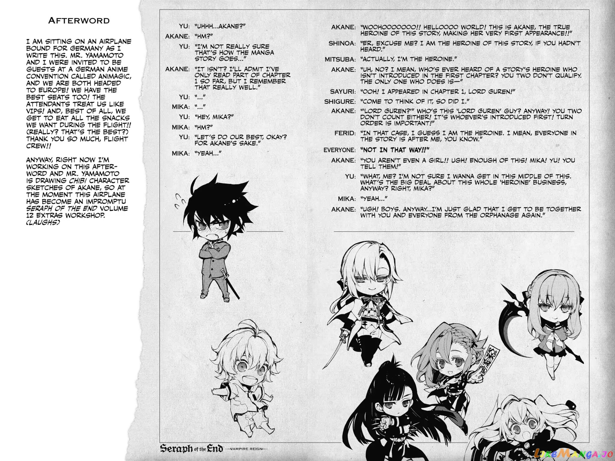 Read Seraph Of The End Manga Online