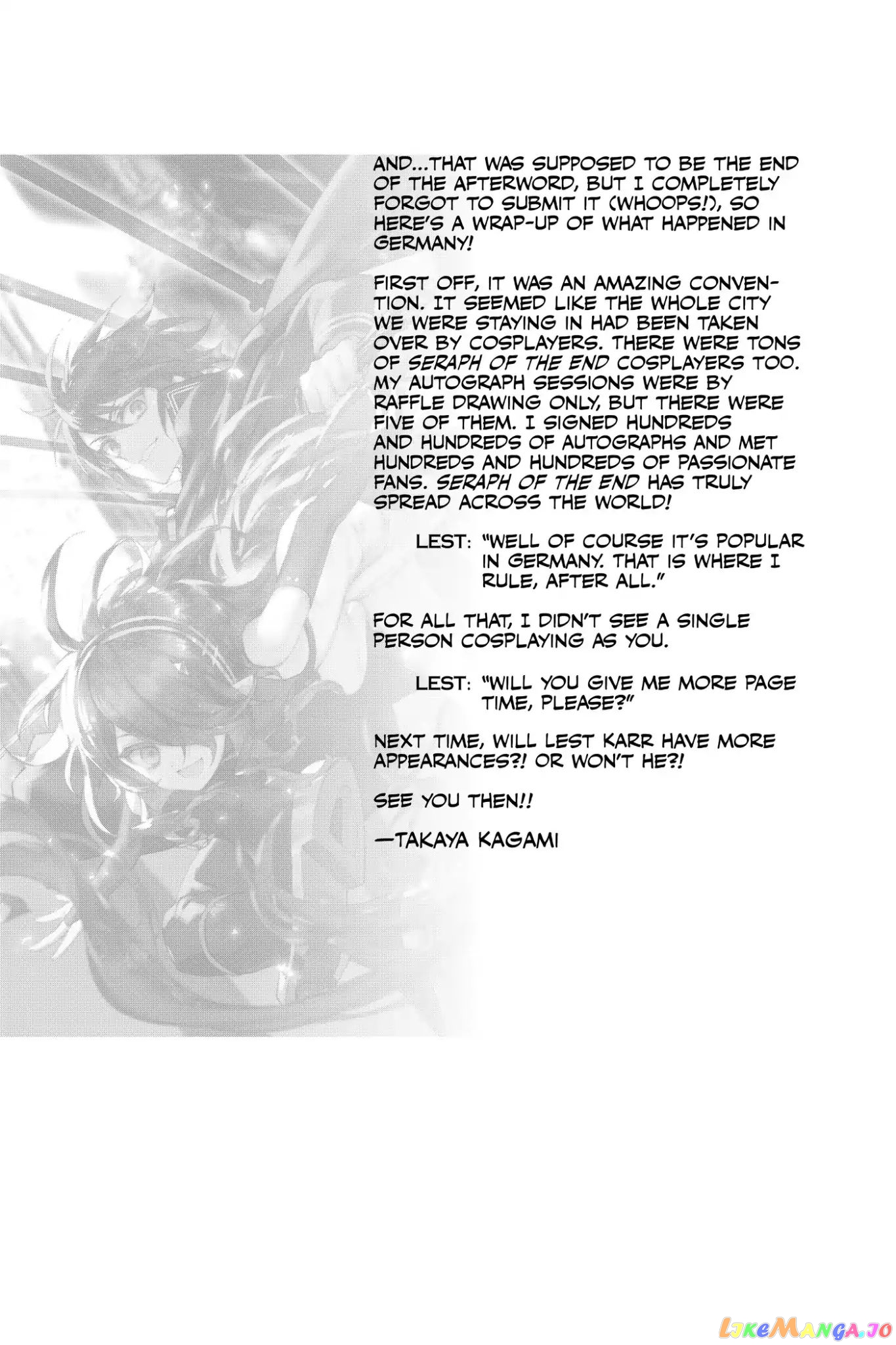 Read Seraph Of The End Manga Online
