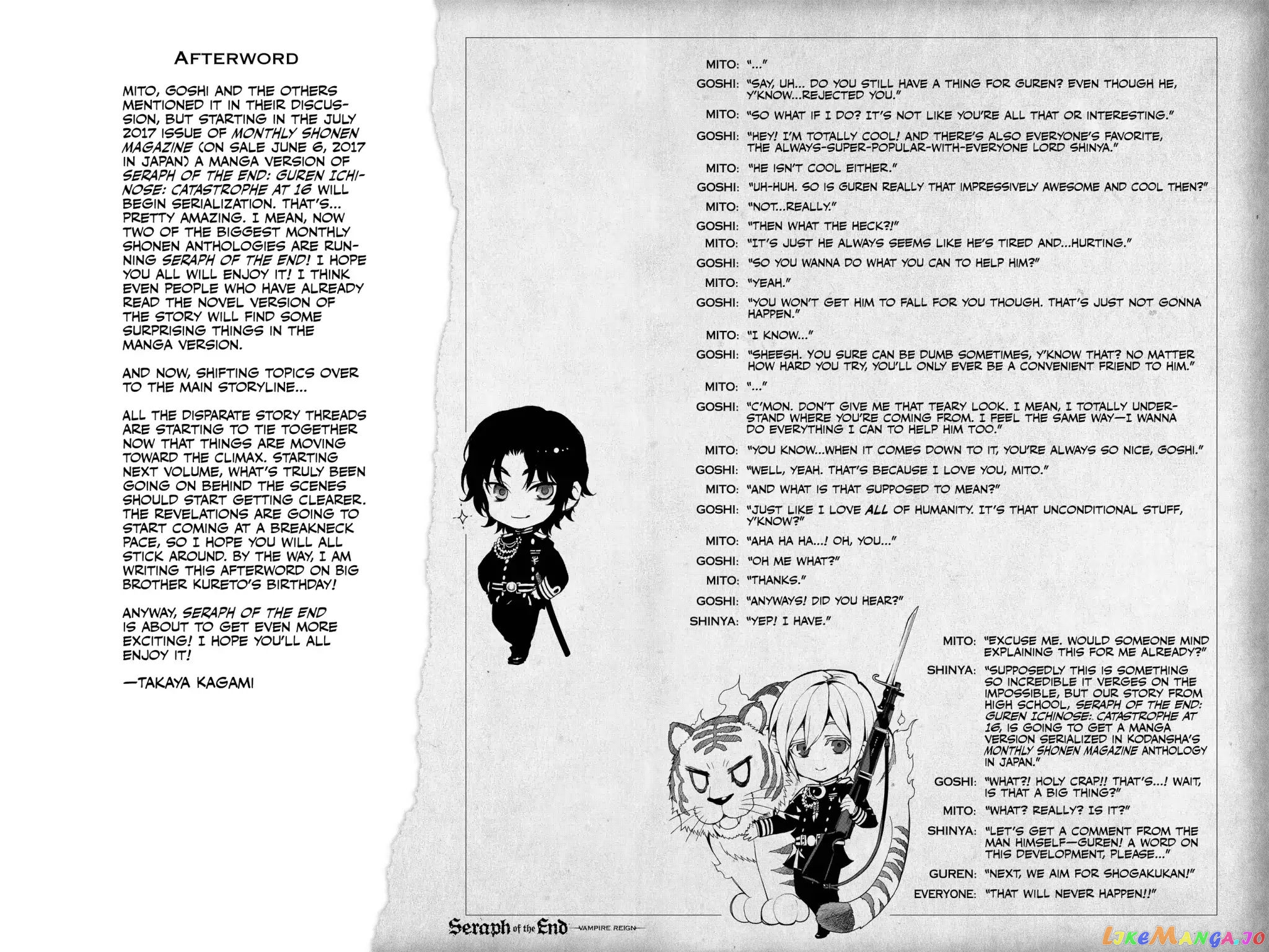 Read Seraph Of The End Manga Online