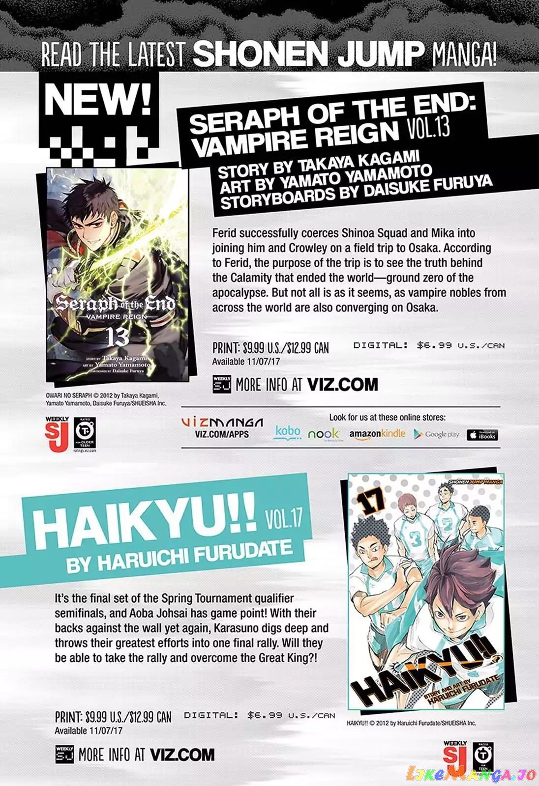 Read Seraph Of The End Manga Online