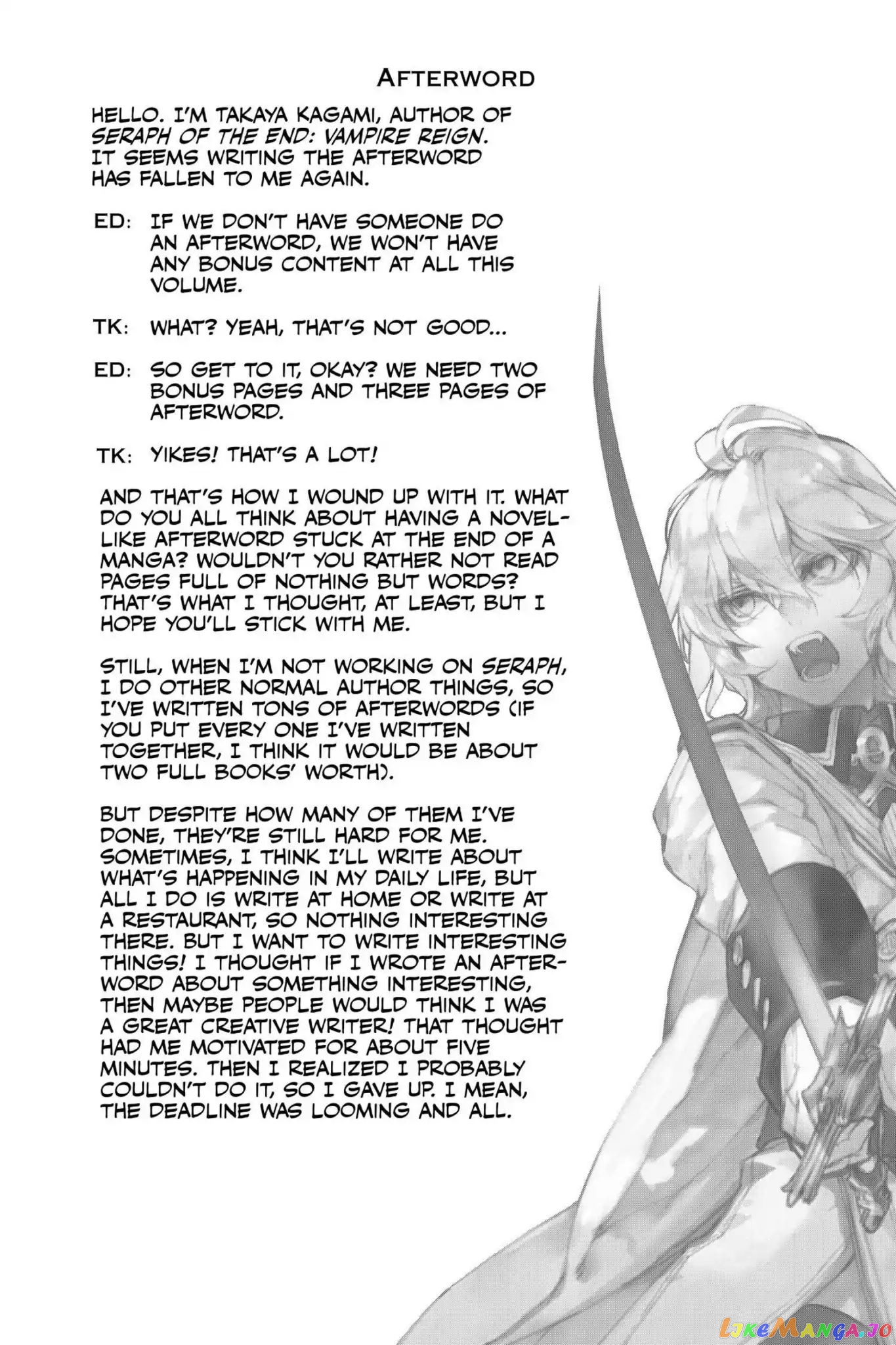 Read Seraph Of The End Manga Online