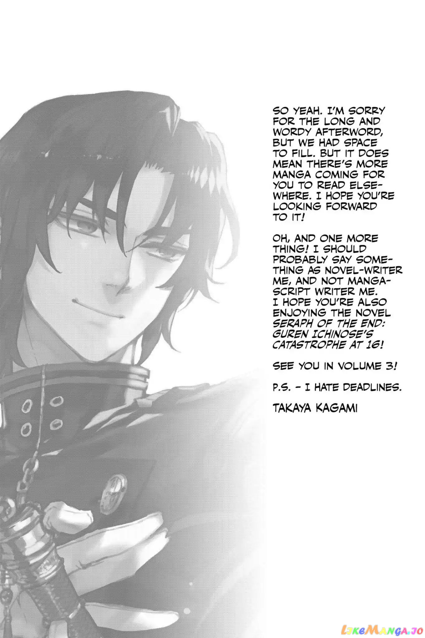 Read Seraph Of The End Manga Online