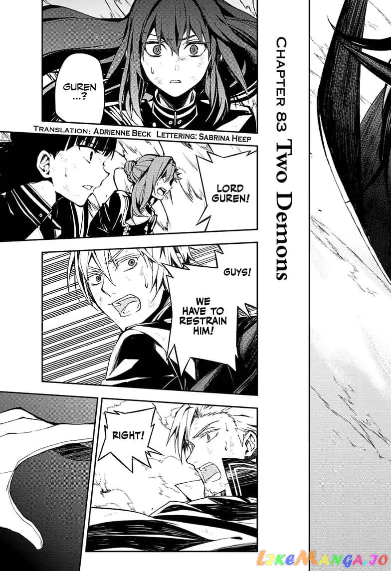 Read Seraph Of The End Manga Online