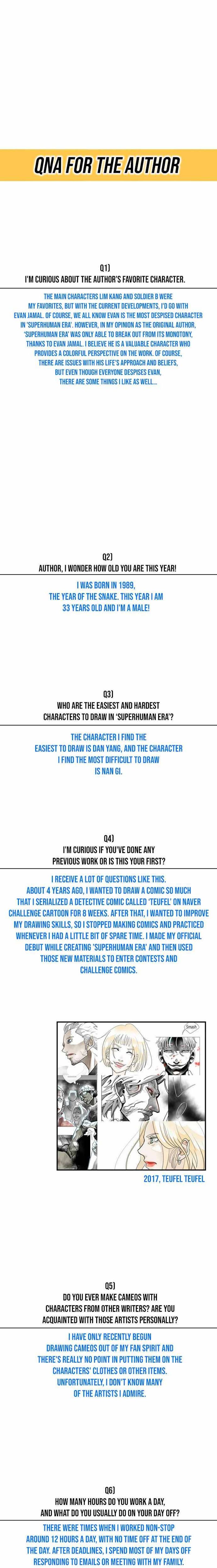 Read Superhuman Era Manga Online
