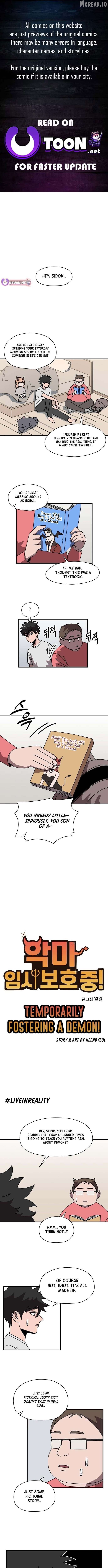 Read Temporarily Fostering a Demon! Manga Online