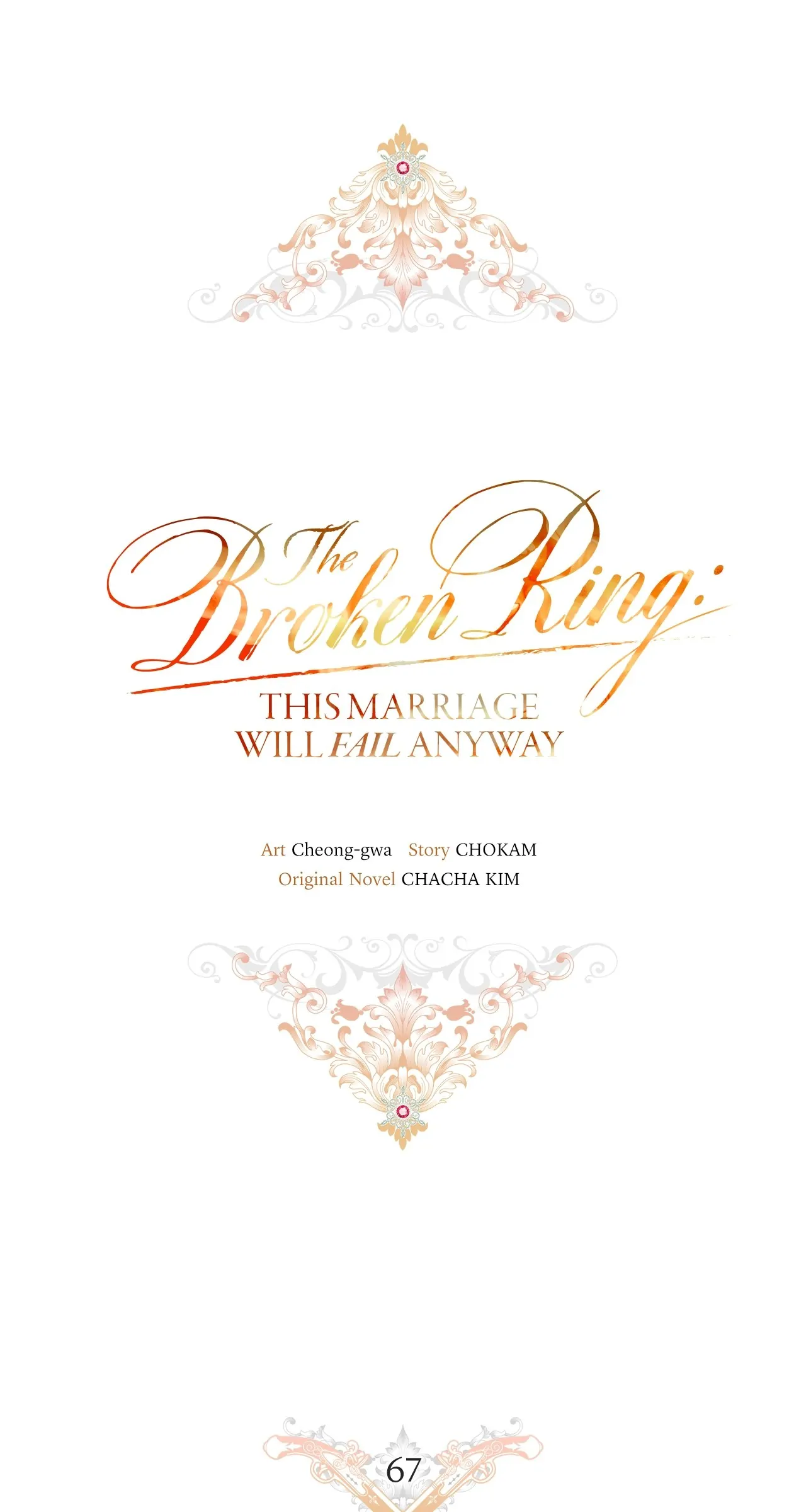 Read The Broken Ring This Marriage Will Fail Anyway Manga Online