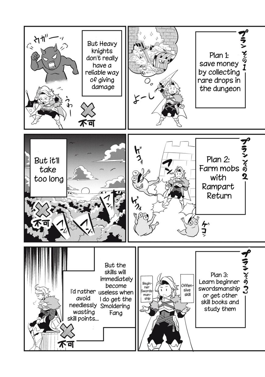 Read The Exiled Reincarnated Heavy Knight Is Unrivaled in Game Knowledge Manga Online