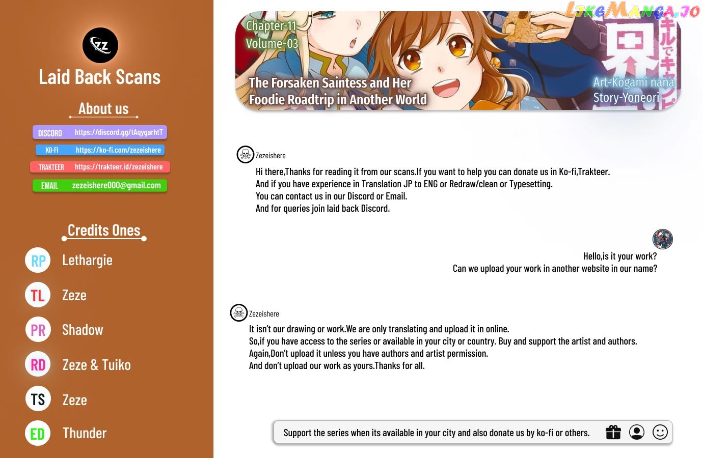 Read The Forsaken Saintess And Her Foodie Roadtrip In Another World Manga Online