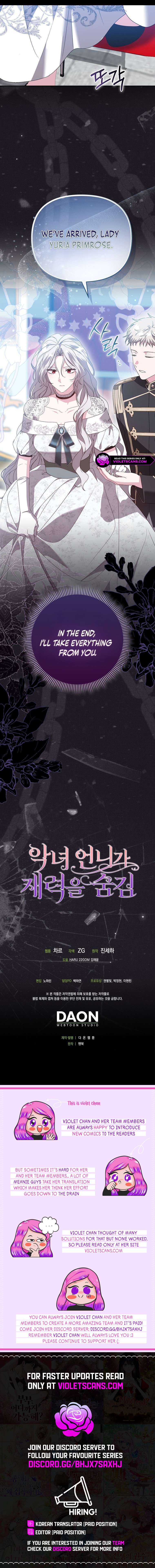 Read The Villainess Hides Her Wealth Manga Online