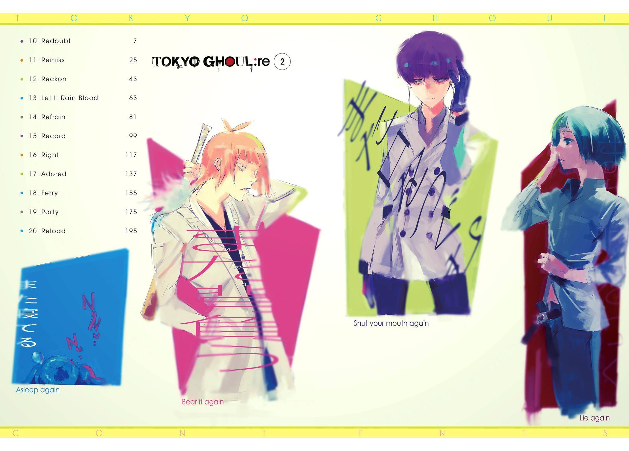 Read Tokyo Ghoul re Manga Online