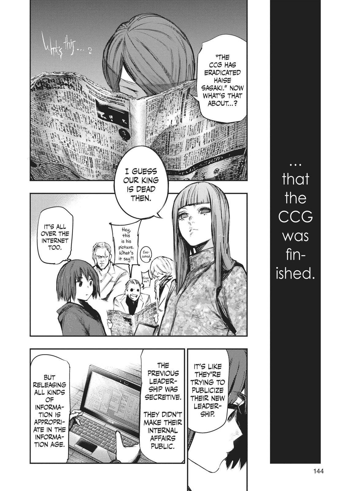 Read Tokyo Ghoul re Manga Online
