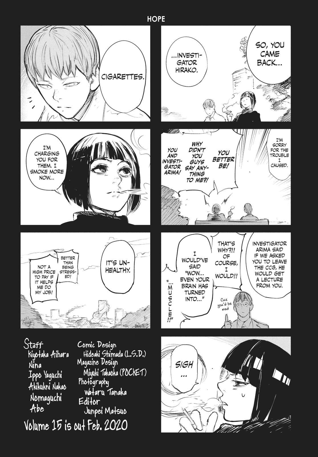 Read Tokyo Ghoul re Manga Online