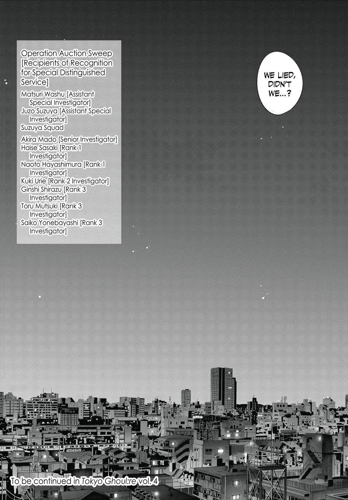 Read Tokyo Ghoul re Manga Online