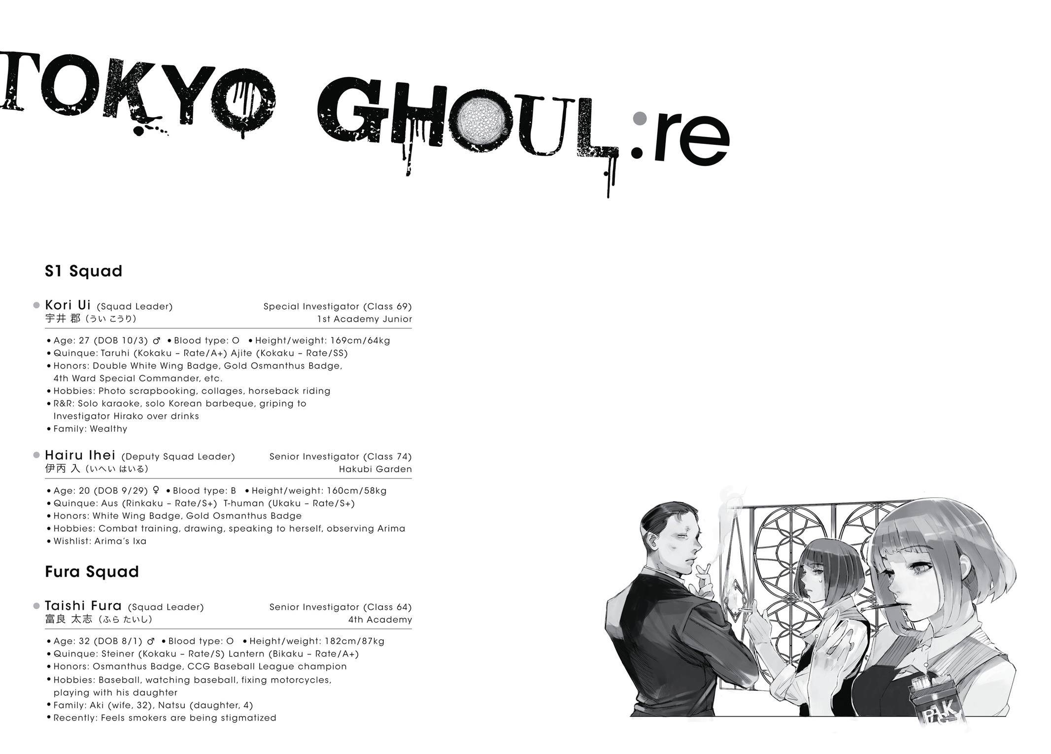 Read Tokyo Ghoul re Manga Online