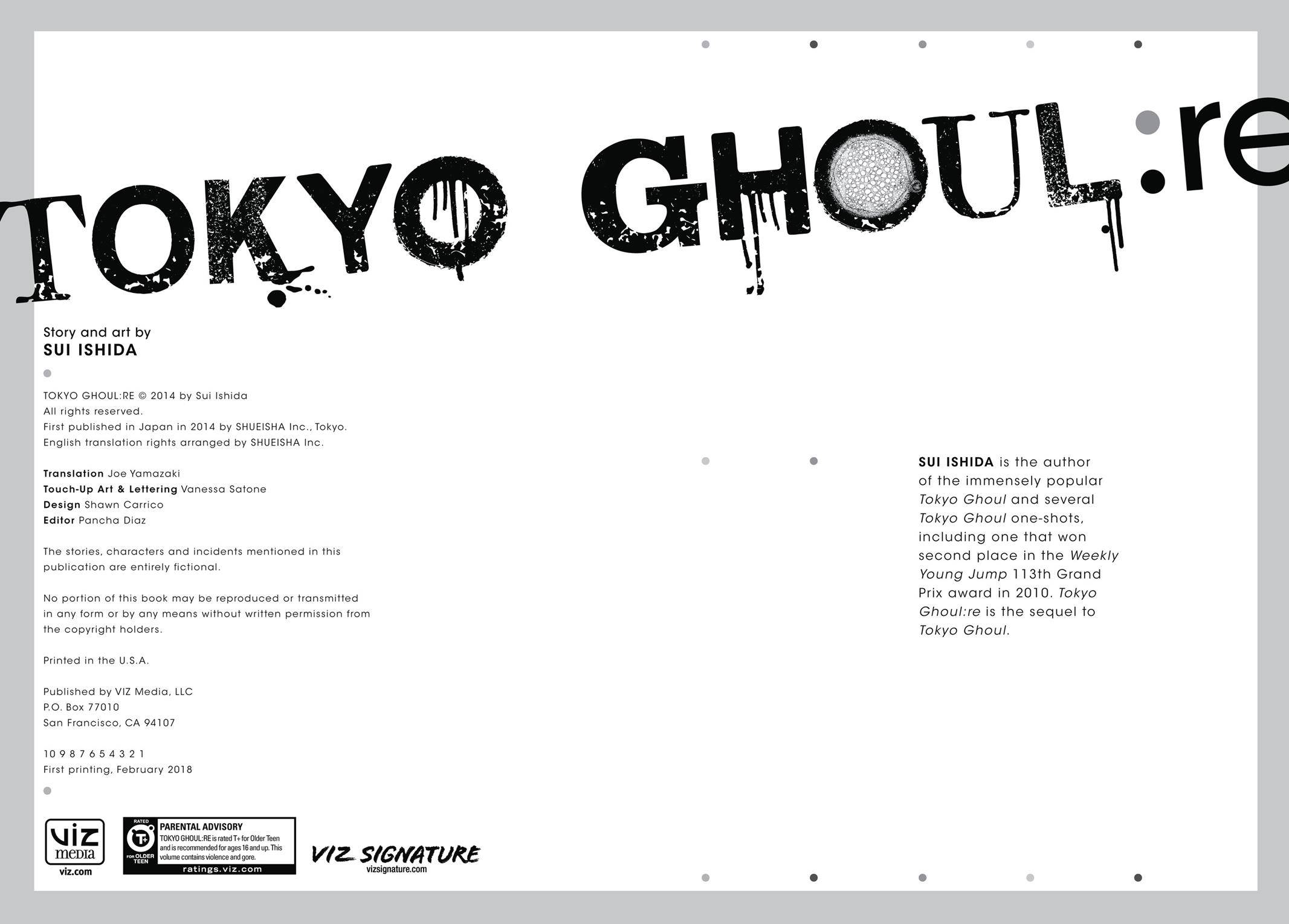 Read Tokyo Ghoul re Manga Online