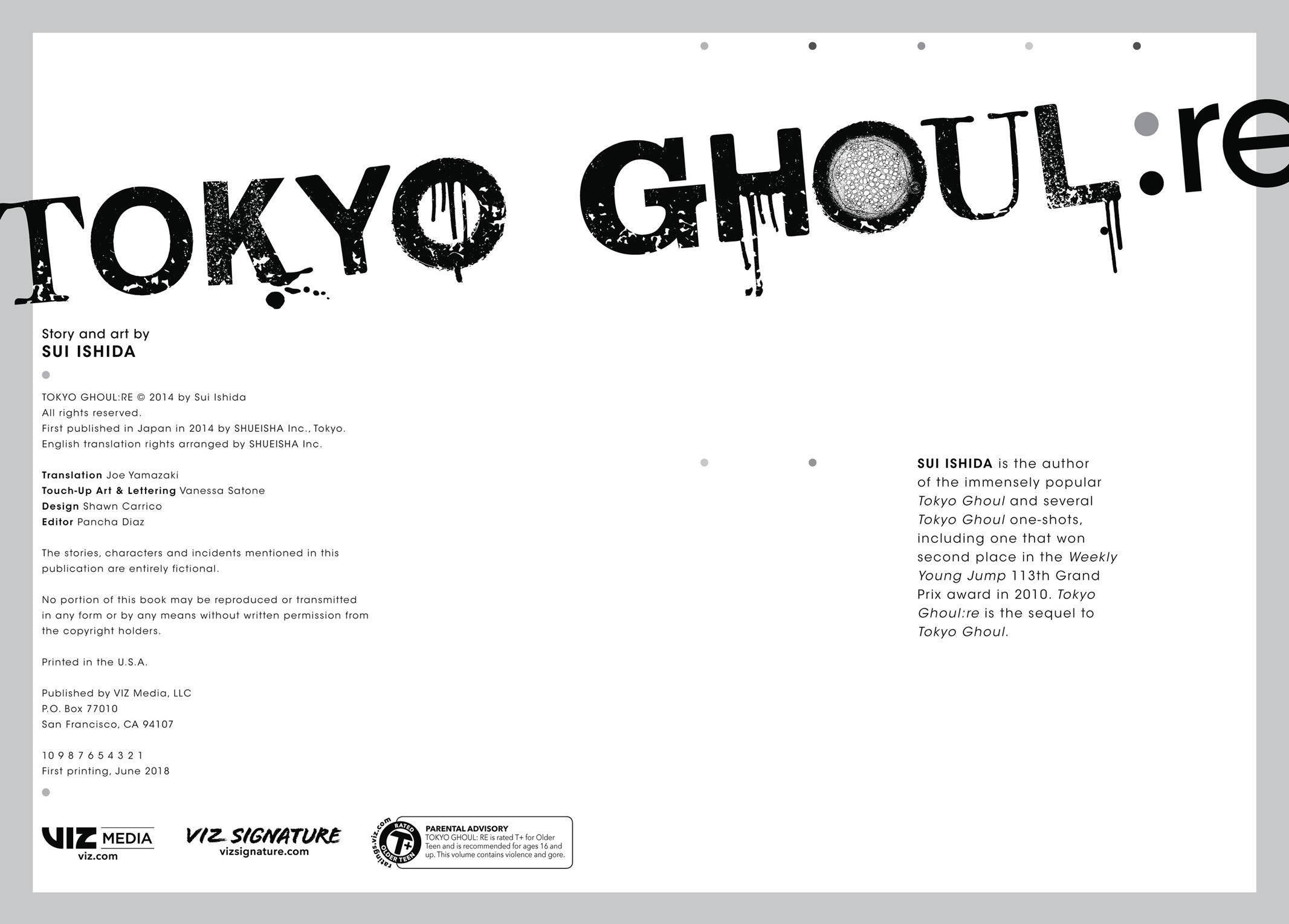 Read Tokyo Ghoul re Manga Online