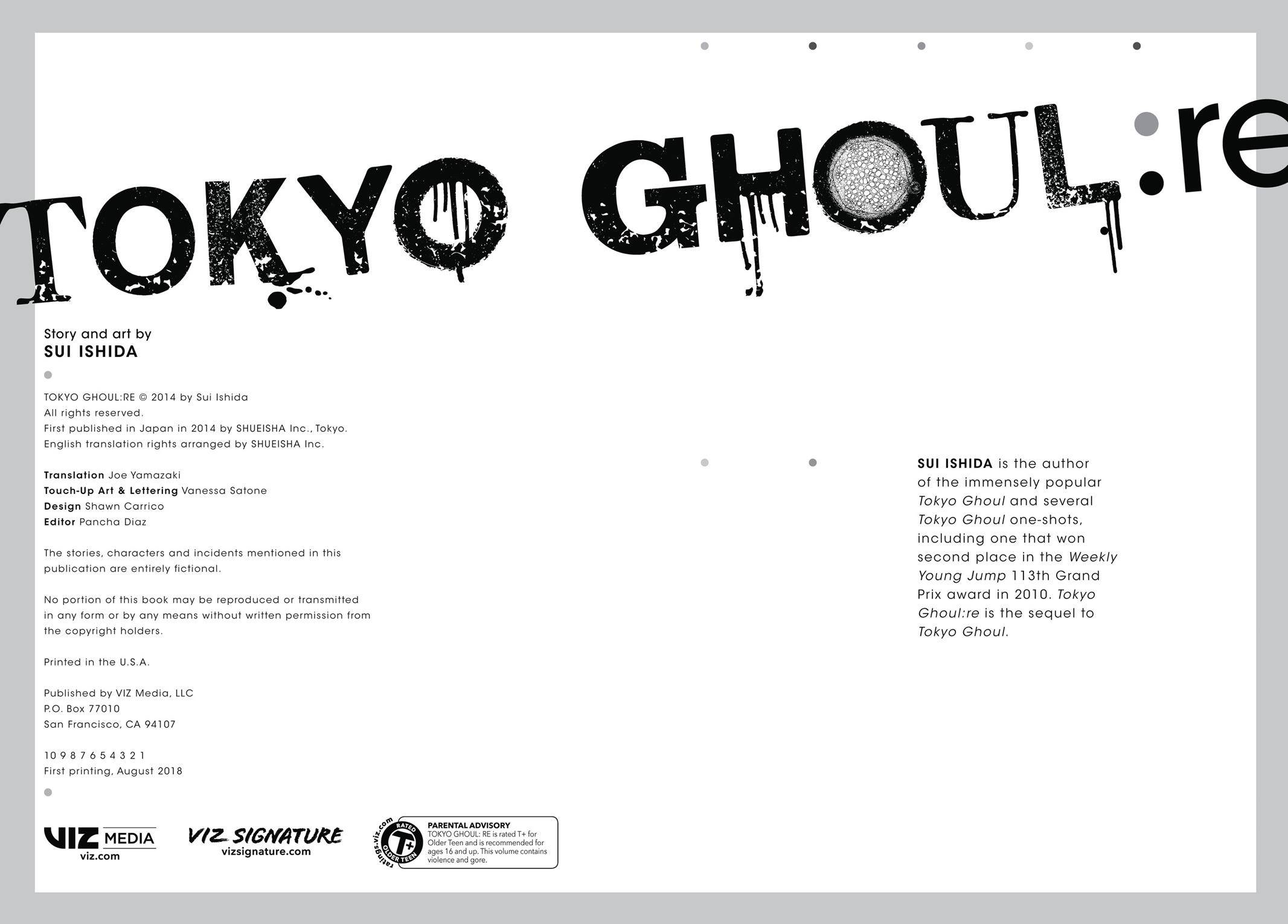 Read Tokyo Ghoul re Manga Online