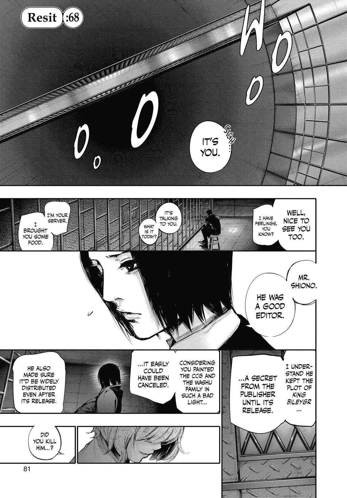 Read Tokyo Ghoul re Manga Online