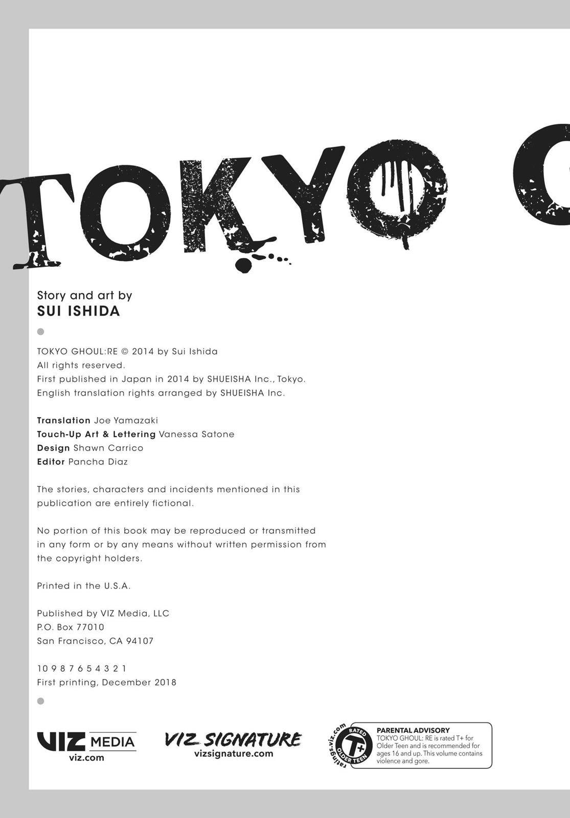 Read Tokyo Ghoul re Manga Online