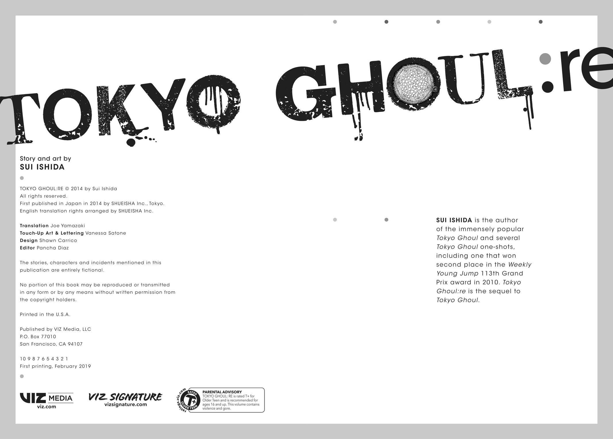 Read Tokyo Ghoul re Manga Online