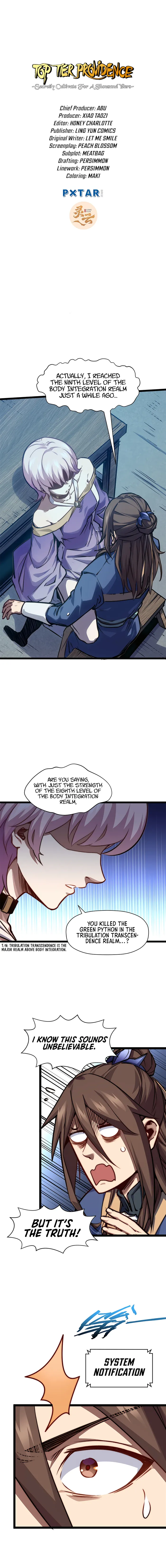 Read Top Tier Providence Secretly Cultivate for a Thousand Years Manga Online