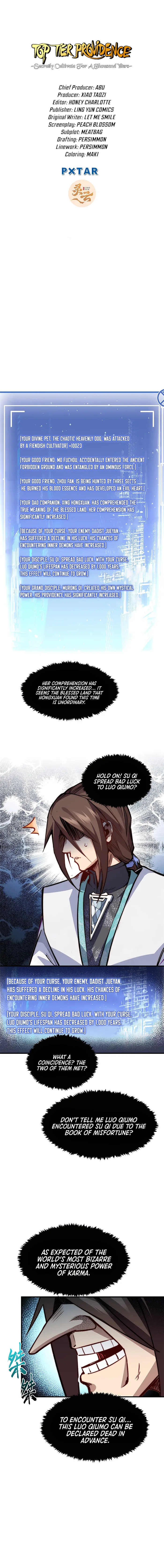 Read Top Tier Providence Secretly Cultivate for a Thousand Years Manga Online