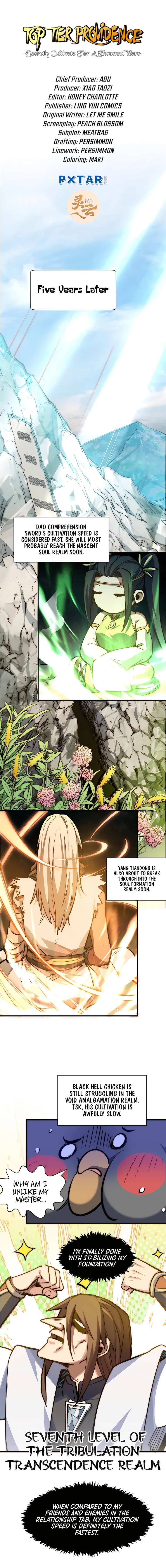 Read Top Tier Providence Secretly Cultivate for a Thousand Years Manga Online