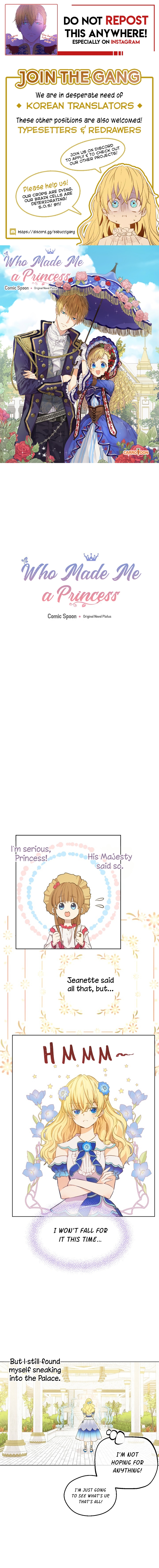 Read Who Made Me A Princess Manga Online