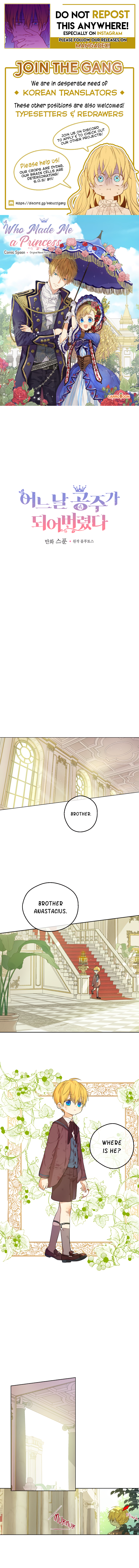 Read Who Made Me A Princess Manga Online