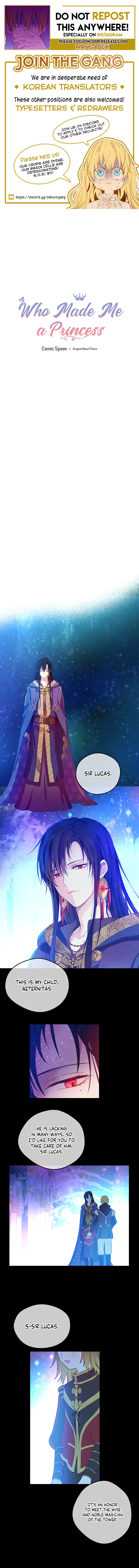 Read Who Made Me A Princess Manga Online