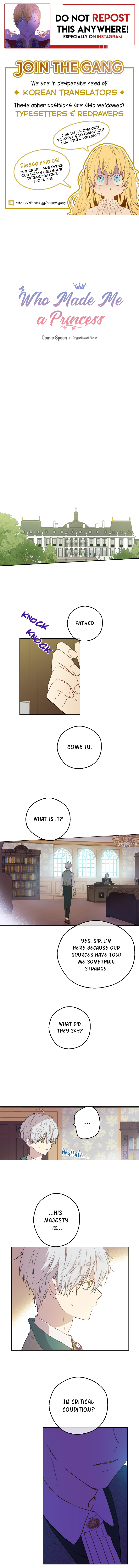 Read Who Made Me A Princess Manga Online