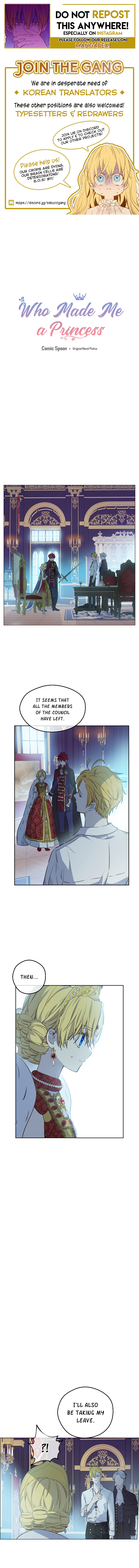 Read Who Made Me A Princess Manga Online