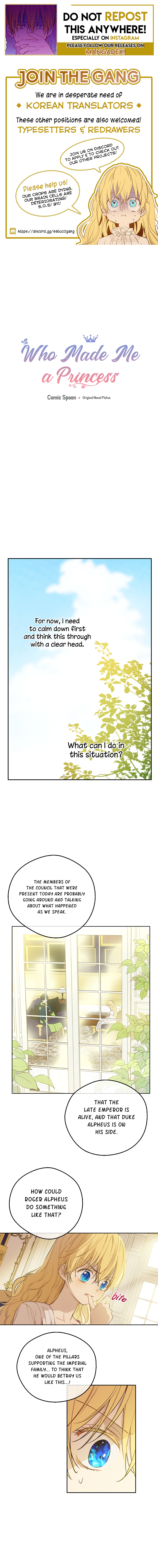 Read Who Made Me A Princess Manga Online