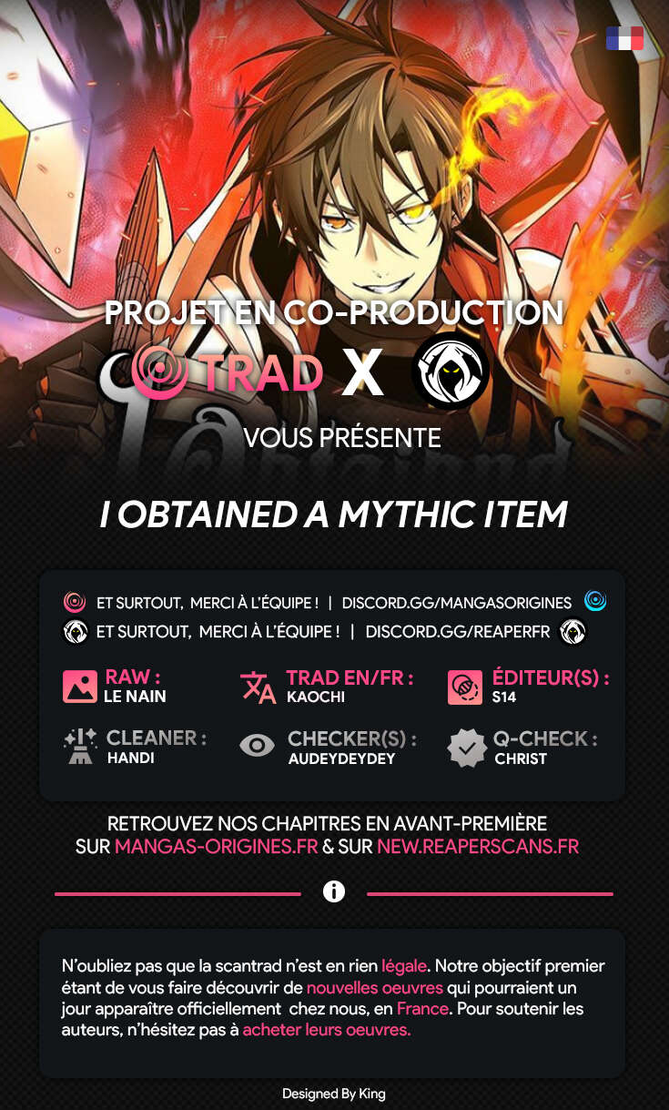 Read I Obtained a Mythic Item Scan Manga Online