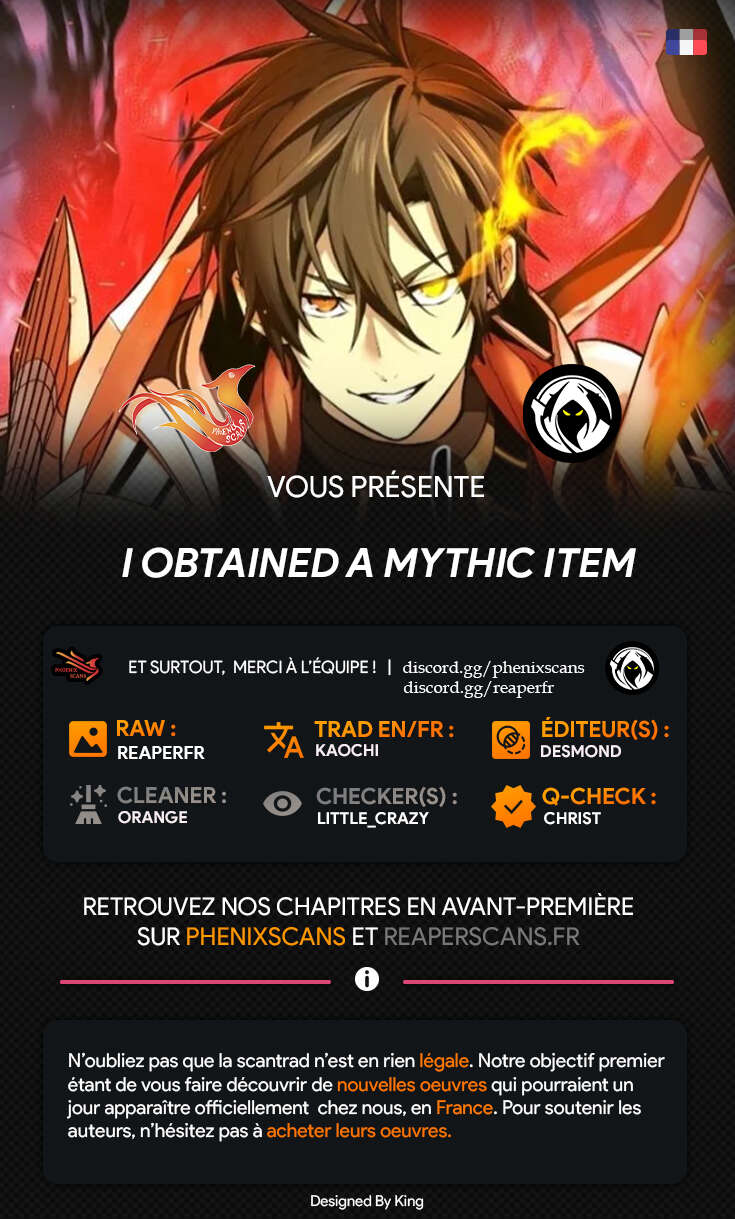 Read I Obtained a Mythic Item Scan Manga Online