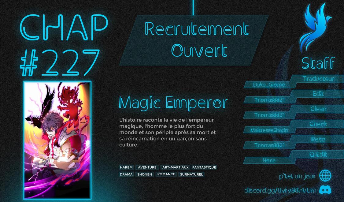 Read Magic emperor Scan Manga Online