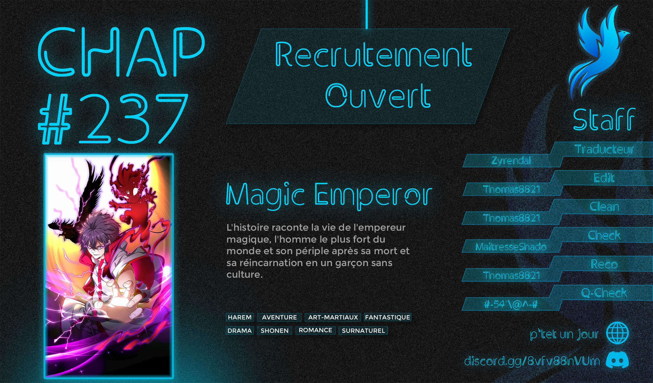 Read Magic emperor Scan Manga Online